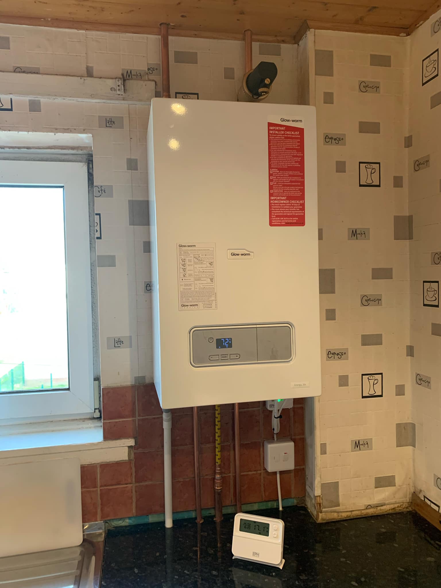 New Glow Worm Boiler Installation Coatbridge 26th Feb 2021 c