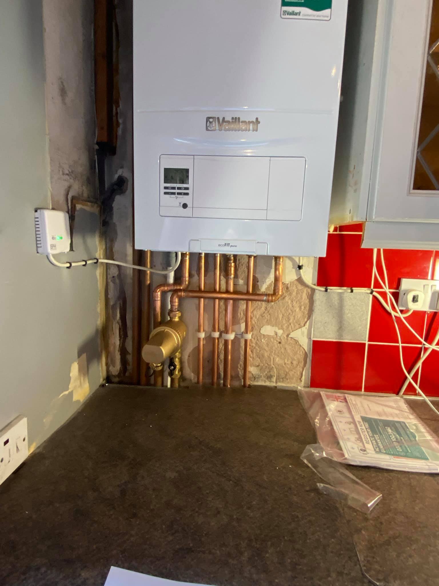 new vaillant boiler installation dumfries aug 25th 2021 d