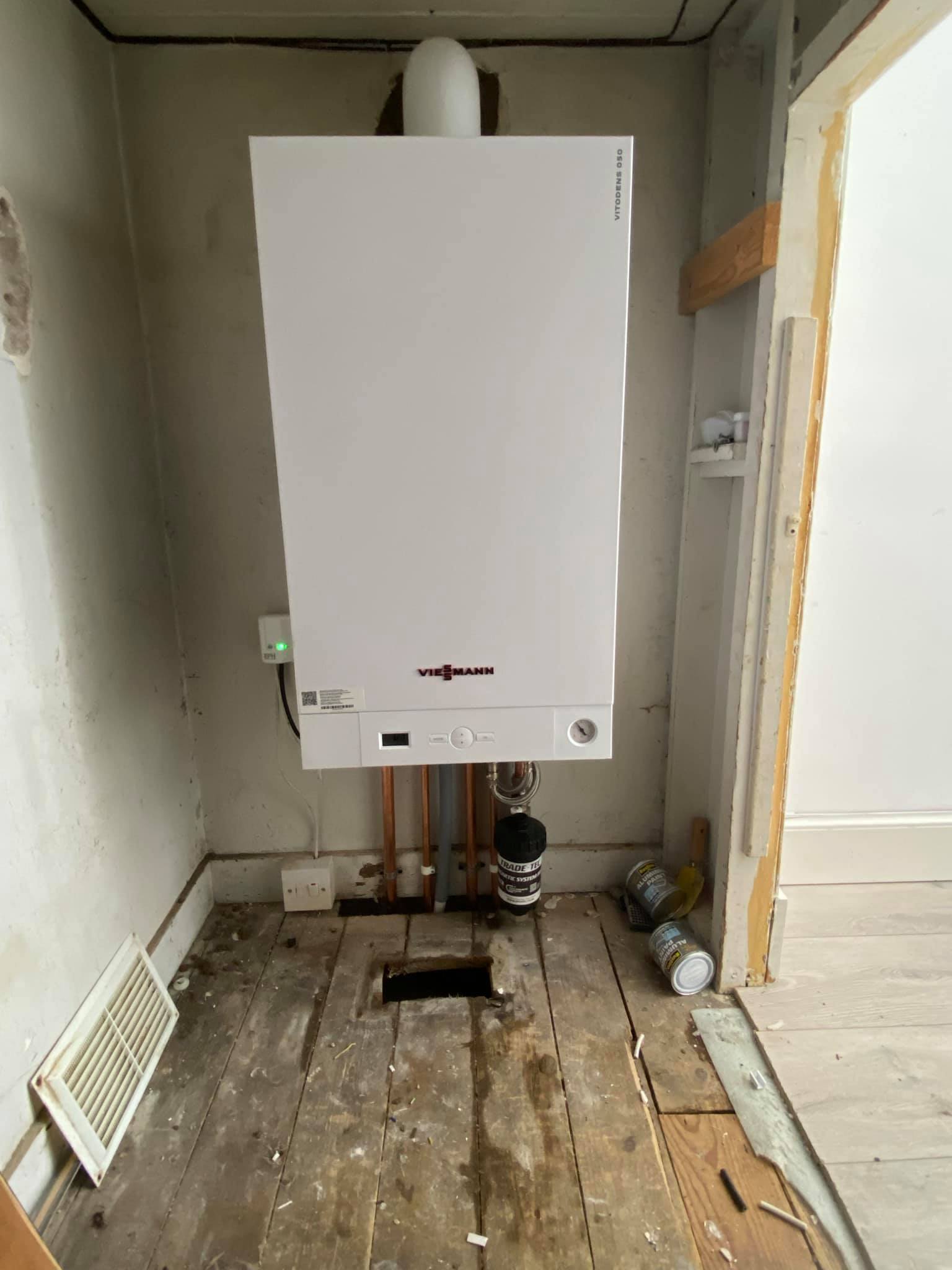 new viessmann boiler installation shotts aug 21st 2021 d
